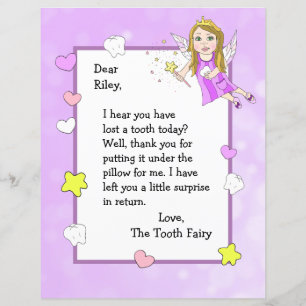Carta da Fada dos Dentes