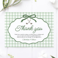 Carta de agradecimento Sage Green Golf Novo no Clu