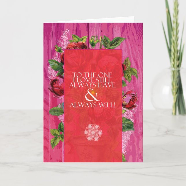 Carta de Amor - Cartão de Saudação (Frente)