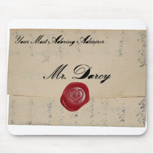 Carta de amor Mousepad do Sr. Darcy Regência