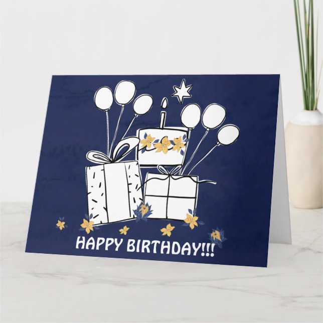 CARTA DE ANIVERSÁRIO DO MEU CARTÃO (Frente)