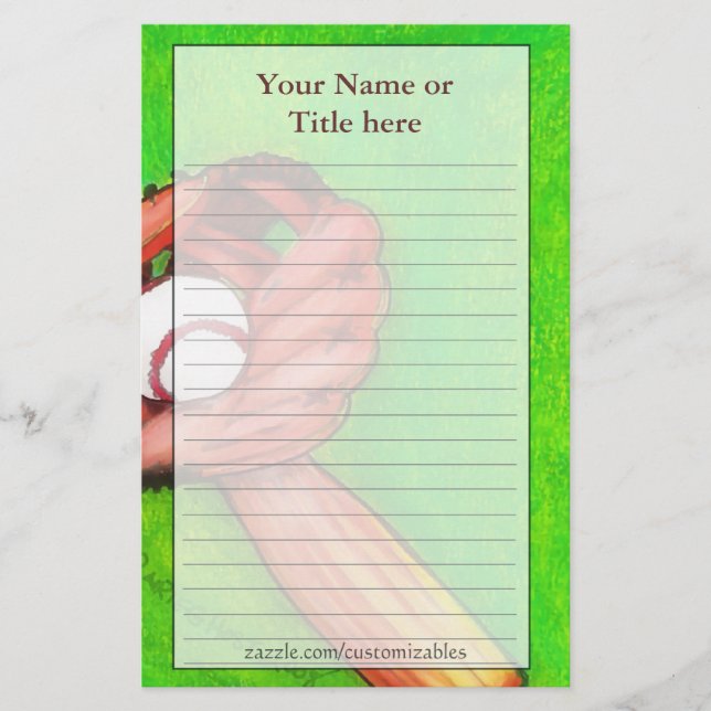 Carta de Baseball (Frente)