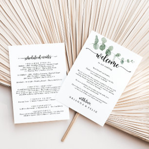 Carta de Boas-vindas de Eucalyptus Delight Green