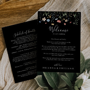 Carta de Boas-Vindas para Casamento de Jardim Silv