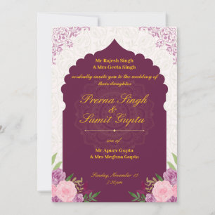 carta de convite para casamento