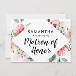 Carta de Honra da Matriz de Aquarela Peach