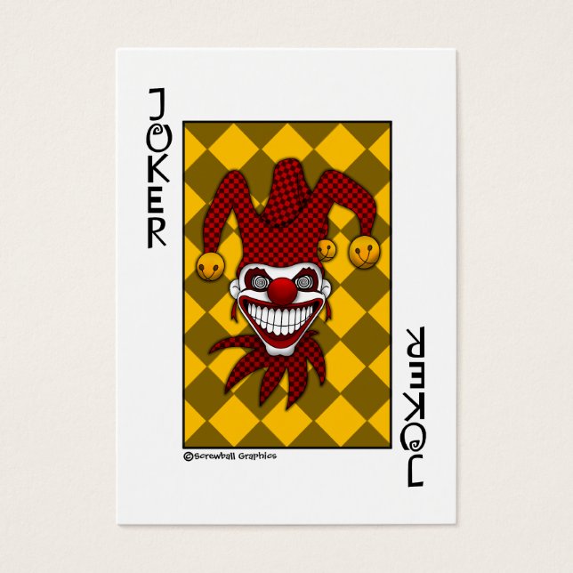 Carta de Jogador Coringa (Frente)