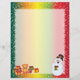 Carta de Natal - Snowman Sorridente