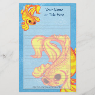 Carta de ouro Koi