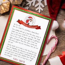 Carta De Papai Noel Do Polo Norte