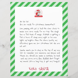 Carta De Papai Noel Para Crianças