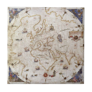Carta de Portolan do mundo 1519