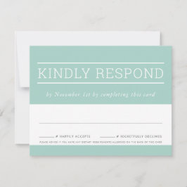CARTA DE RESPOSTA RSVP tipo simples moderno pastel