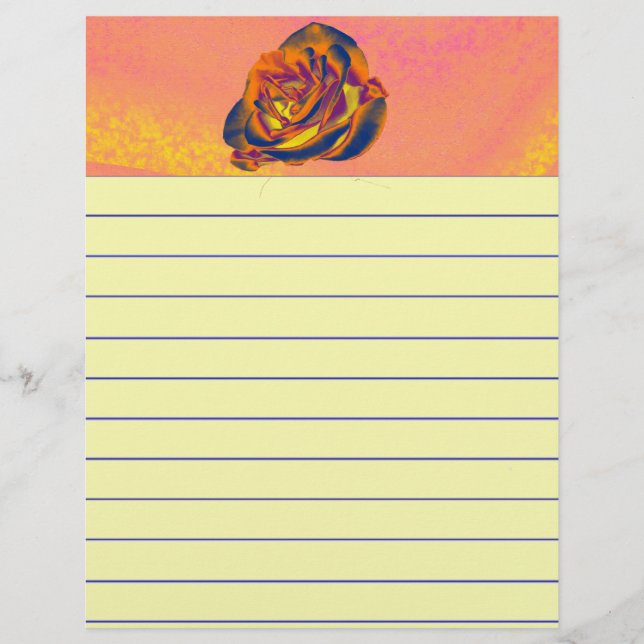 Carta de Rosa Laranja (Frente)
