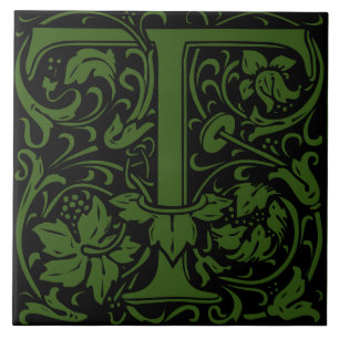 Carta de Vinhetas Art Nouveau de William Morris T