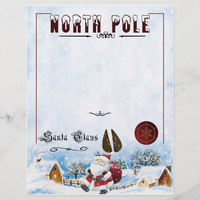 Carta do Papai Noel (Frente)