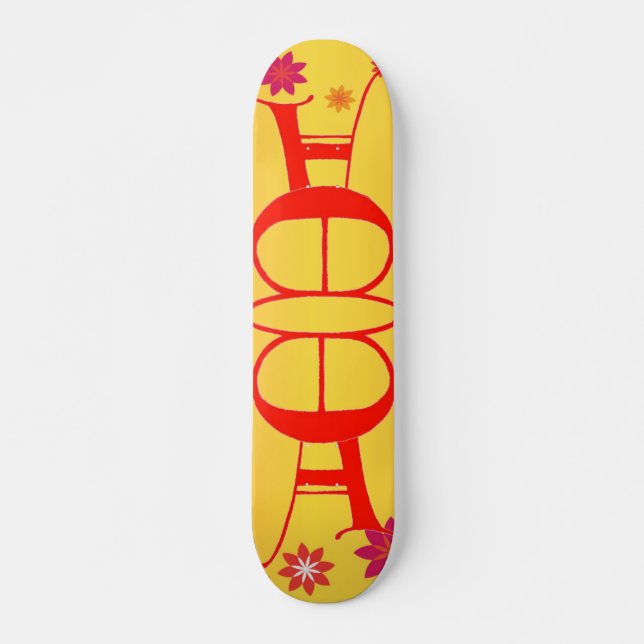 Carta E e skate A (Frente)