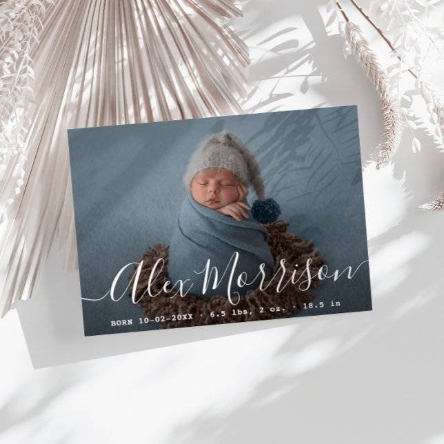 carta encantadora de novo cartão de nascer (Criador carregado)