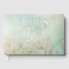 Carta Floral Romântica Para a Noiva Elegante Moder