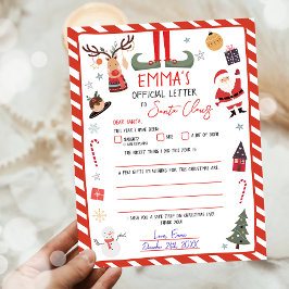 Carta Oficial ao Pai Natal Eve Mail