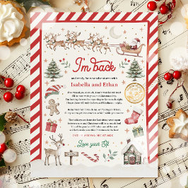 Carta Oficial De Chegada Do Elf Personalizado Para