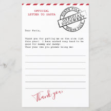 Carta para o Papai Noel - Pacote Infantil