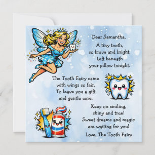 Carta Personalizada da Fada dos Dentes