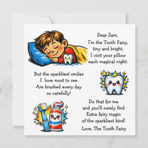 Carta Personalizada da Fada dos Dentes