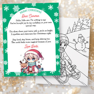 Carta Personalizada de Natal para Crianças do Papa