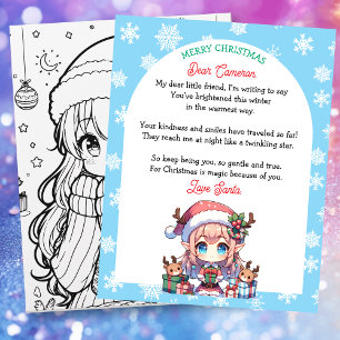Carta Personalizada de Natal para Crianças do Papa