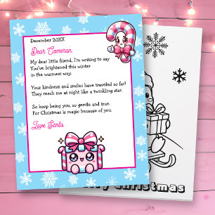 Carta Personalizada de Natal para Crianças do Papa