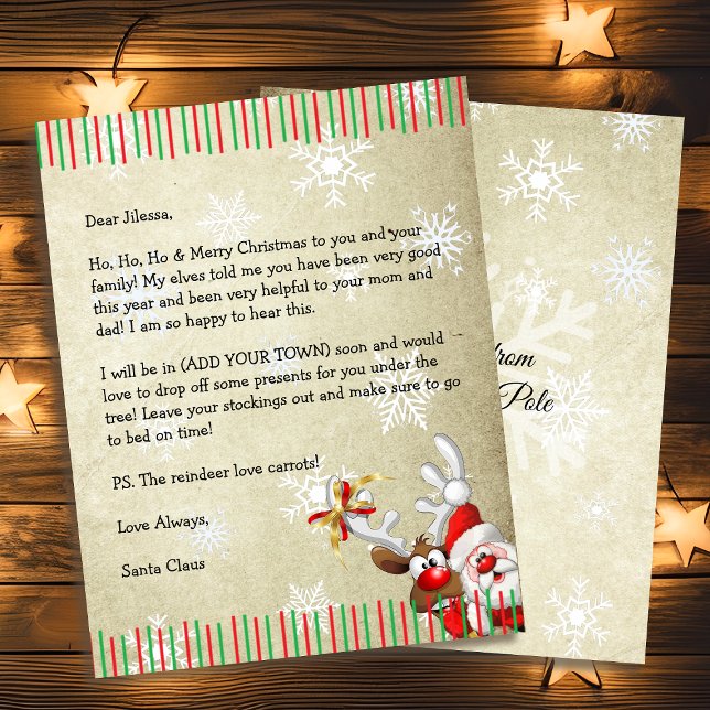 Carta Personalizada de Papai Noel (Criador carregado)