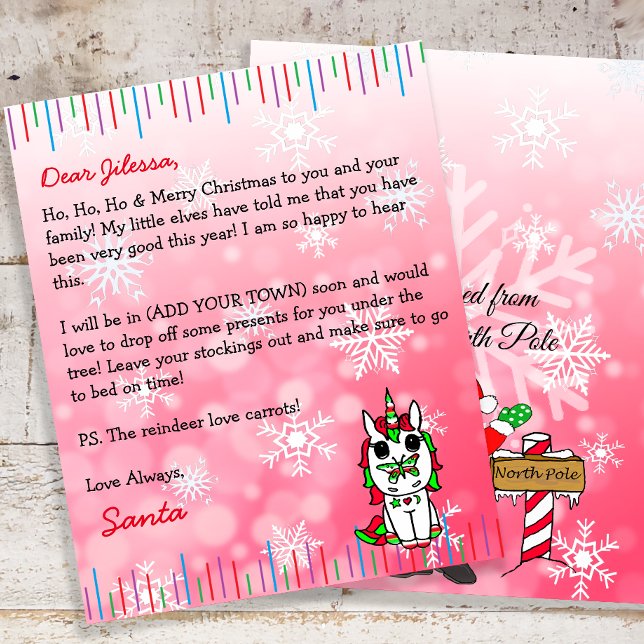 Carta Personalizada de Papai Noel (Criador carregado)