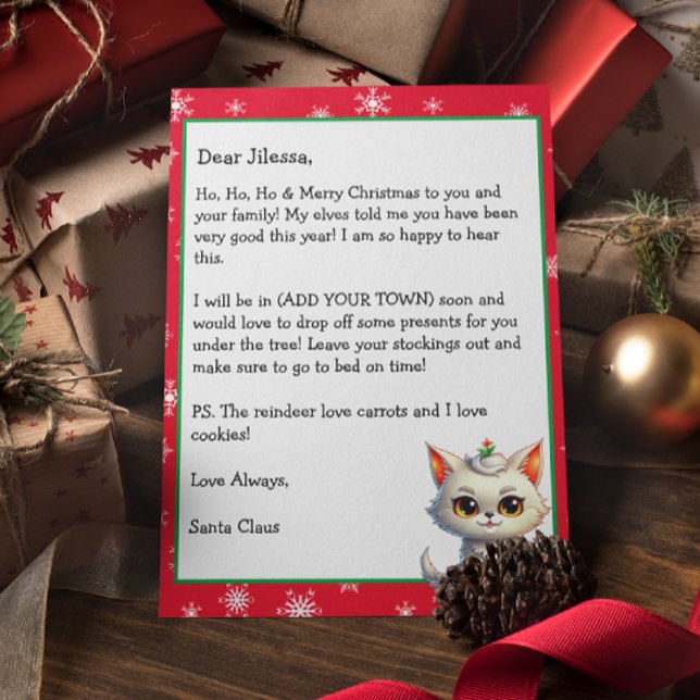 Carta Personalizada de Papai Noel (Criador carregado)