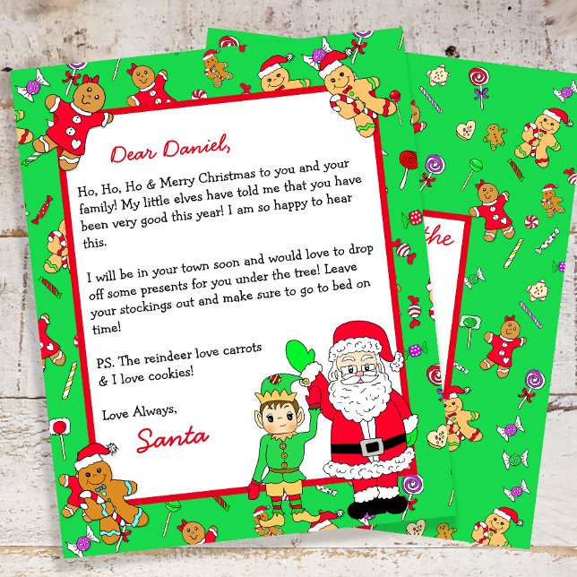 Carta Personalizada de Papai Noel (Criador carregado)
