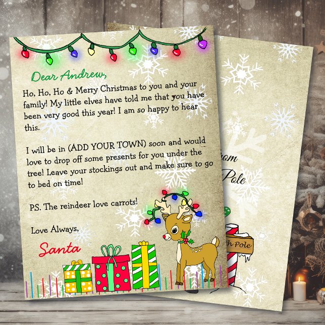 Carta Personalizada de Papai Noel (Criador carregado)