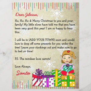 Carta Personalizada de Papai Noel