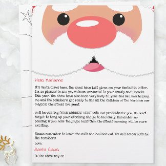Carta Personalizada do Papai Noel para Crianças