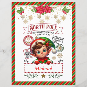 Carta Personalizada do Papai Noel para Crianças Gi