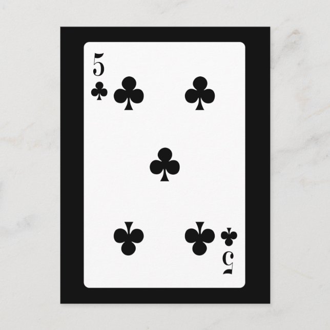 cartão815 CARTÕES CINCO CLUBES JOGOS DE PÔQUER APO (Frente)