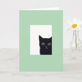 CARTÃO お外見る猫