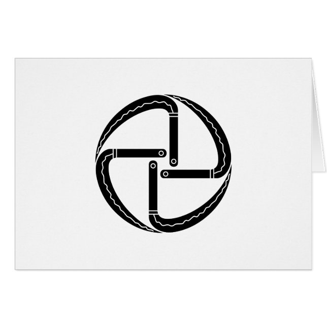 CARTÃO つ 四 鎌 (Frente Horizontal)