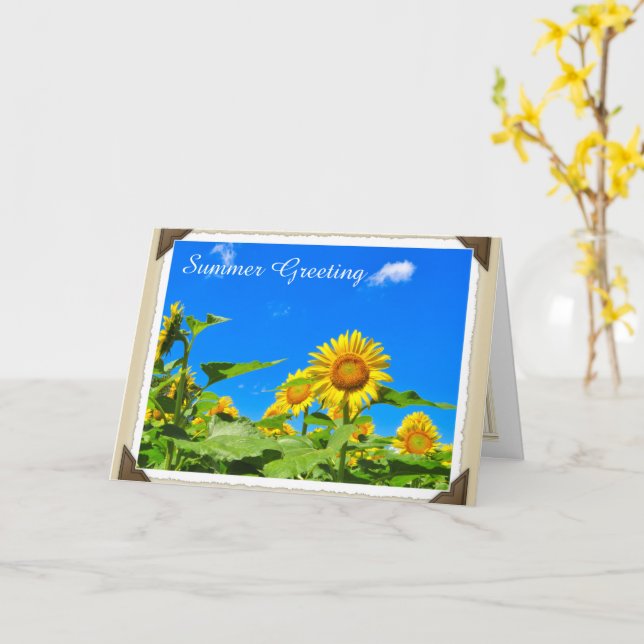 CARTÃO ひ ま わ り (Flor Amarela)