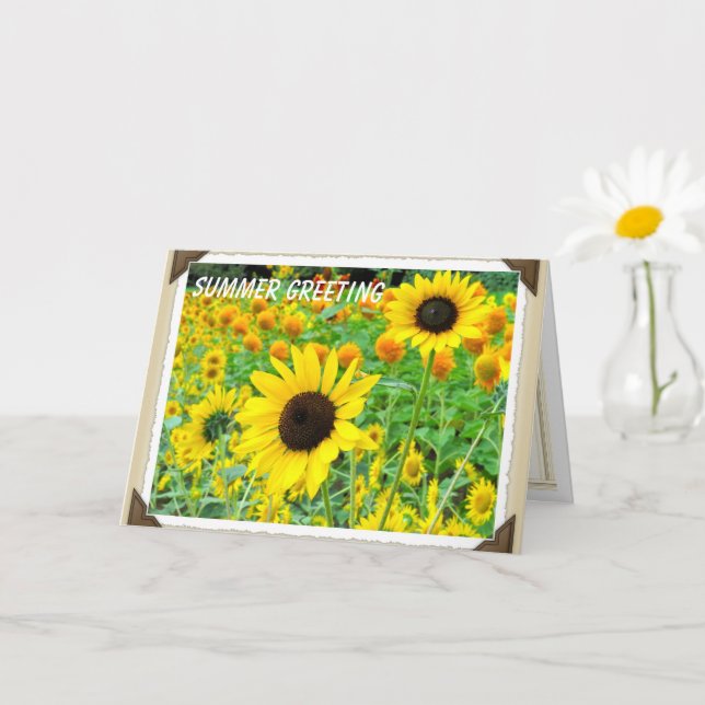 CARTÃO ひ ま わ り (Planta pequena)