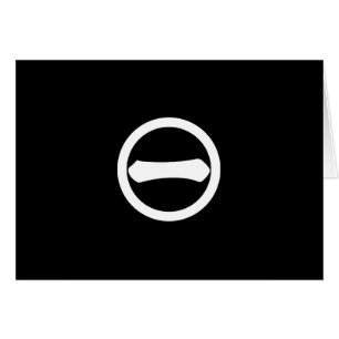 CARTÃO 丸 に 一 の 字
