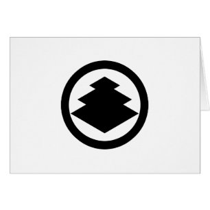 CARTÃO 丸 に 三 階 菱