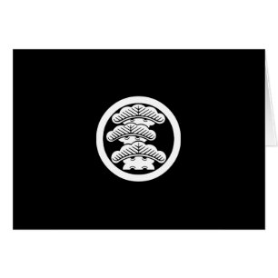 CARTÃO 丸 に 左 三 松 階