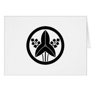 CARTÃO 丸 に 立 沢 瀉