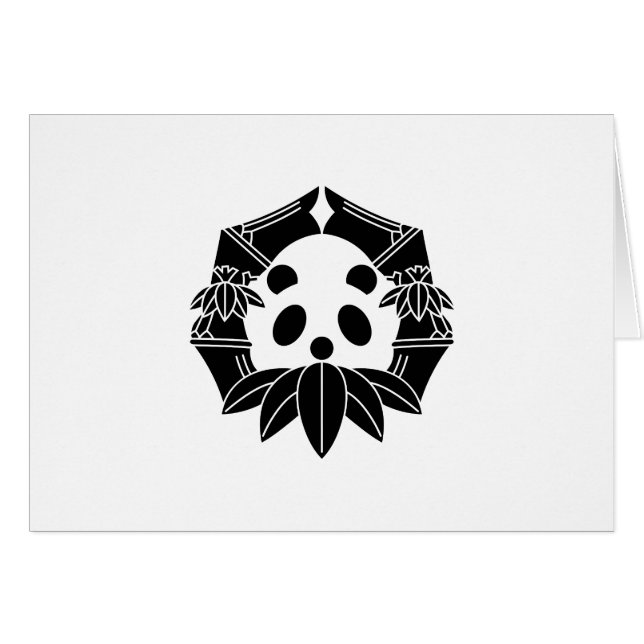 CARTÃO 変 わ り 竹 に 丸 ン パ ダ (Frente Horizontal)