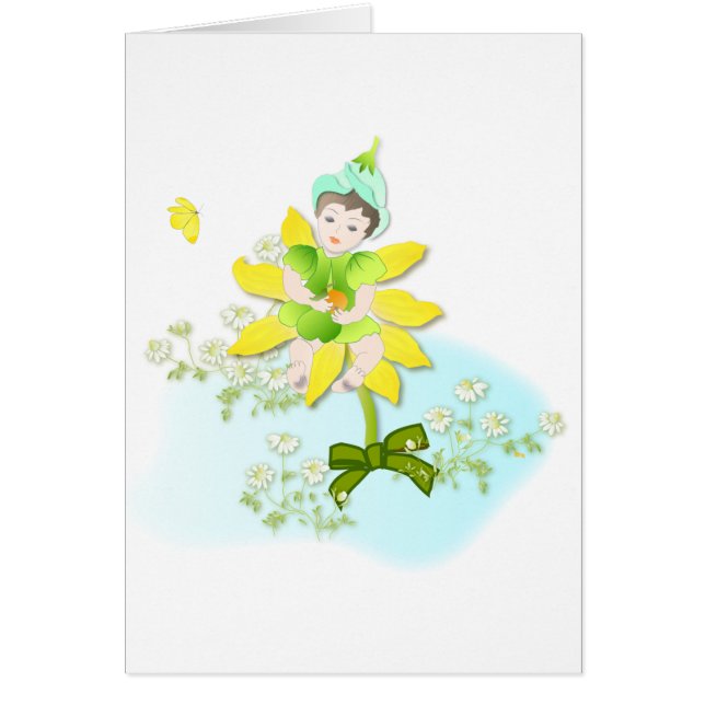 CARTÃO 妖精のグリーティングカード (Frente)